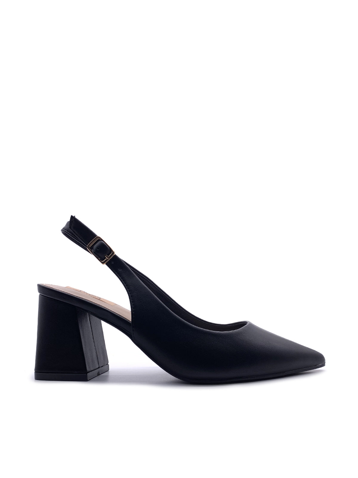 BRIENNE - Decolletè Slingback  in ecopelle con cinturino