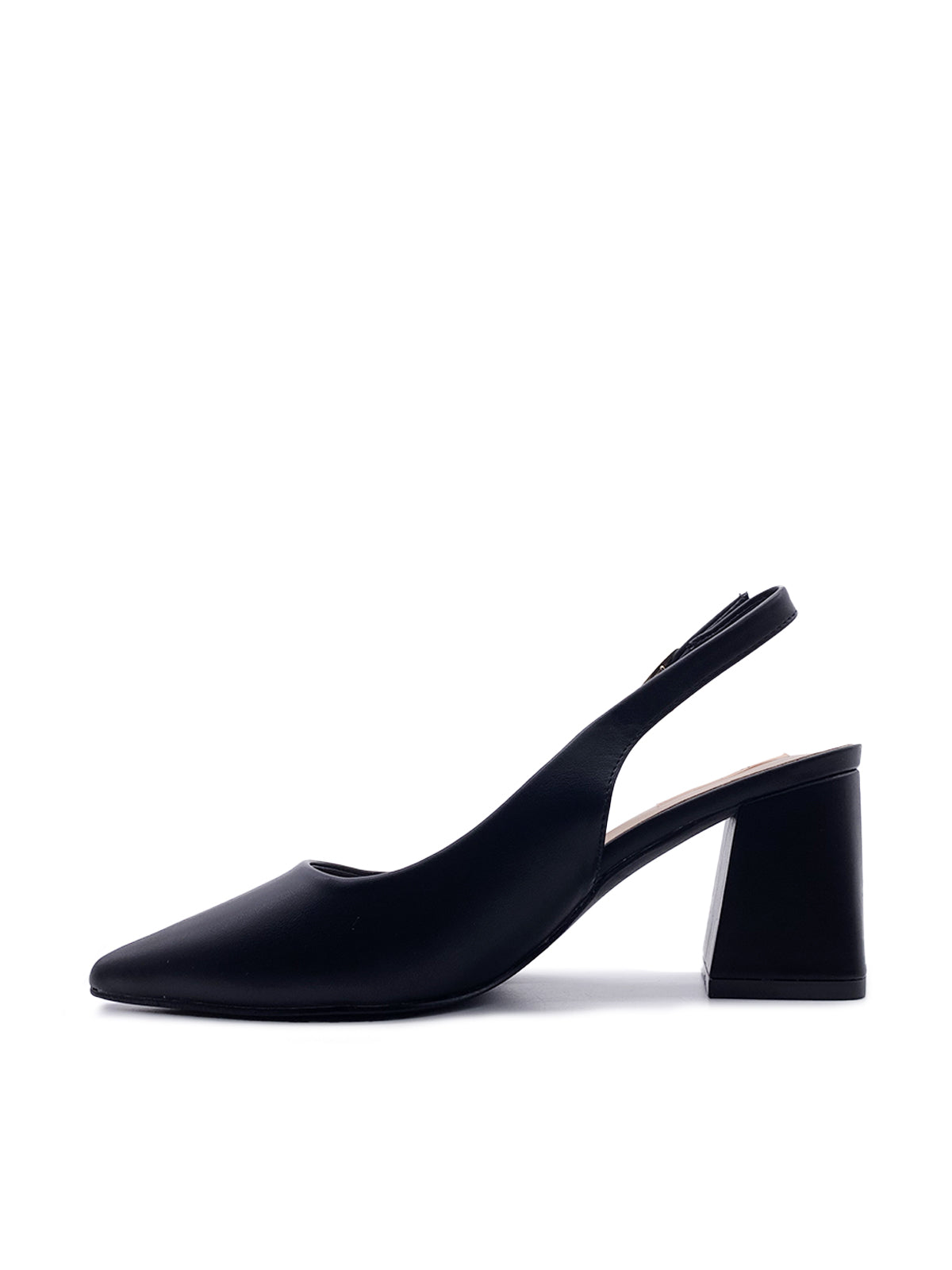 BRIENNE - Decolletè Slingback  in ecopelle con cinturino