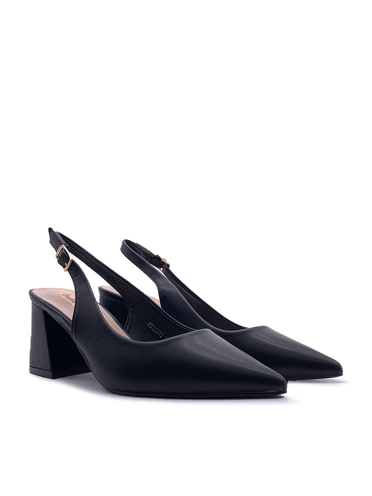 BRIENNE - Decolletè Slingback  in ecopelle con cinturino