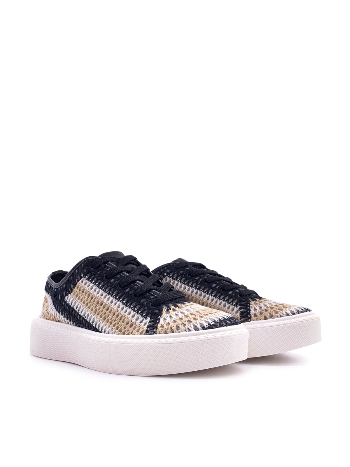 BRINA - Sneakers in tessuto traforato con stringhe