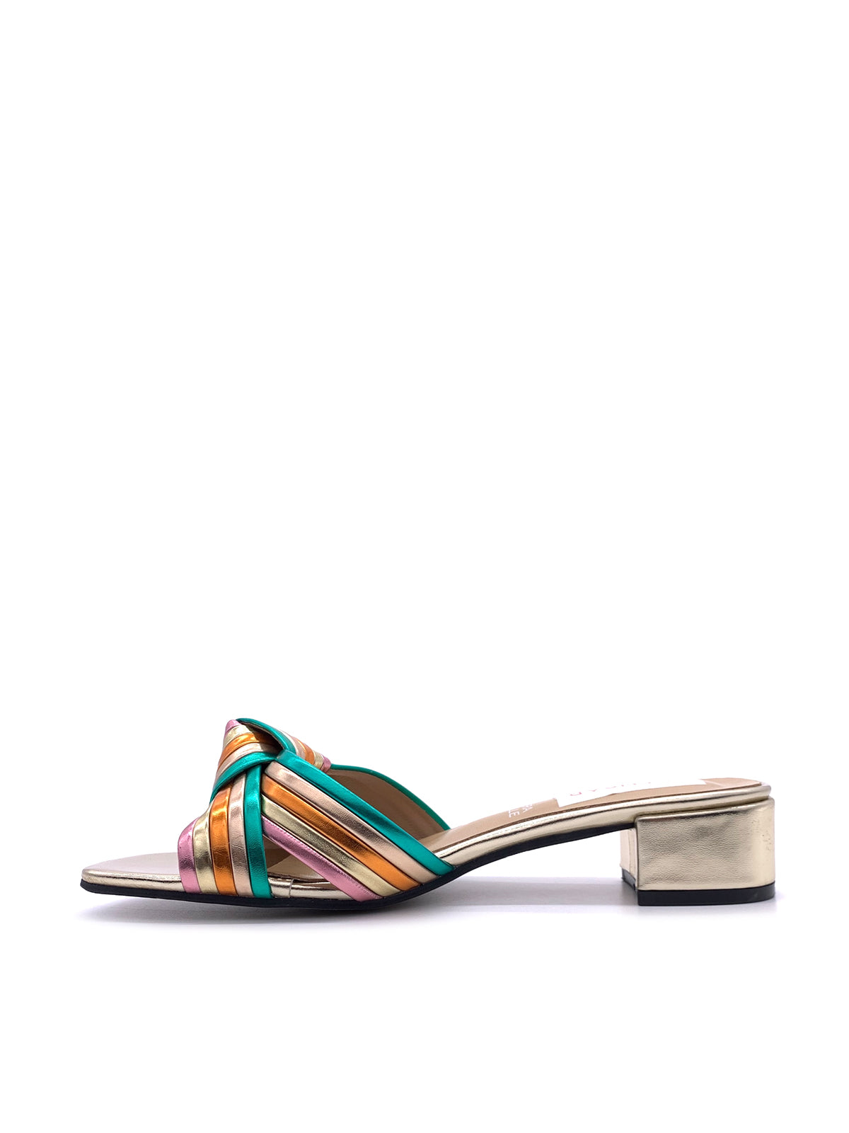 CAROLA-Sandali multicolor sottopiede in vera pelle