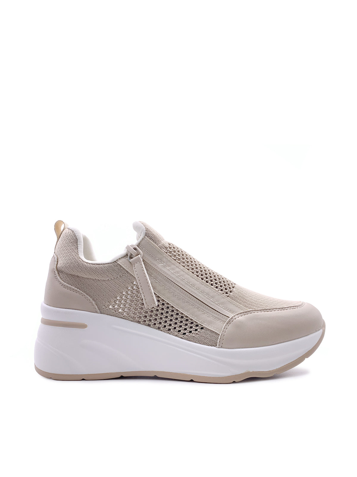 DOROTA - Sneakers in tessuto con zip laterale