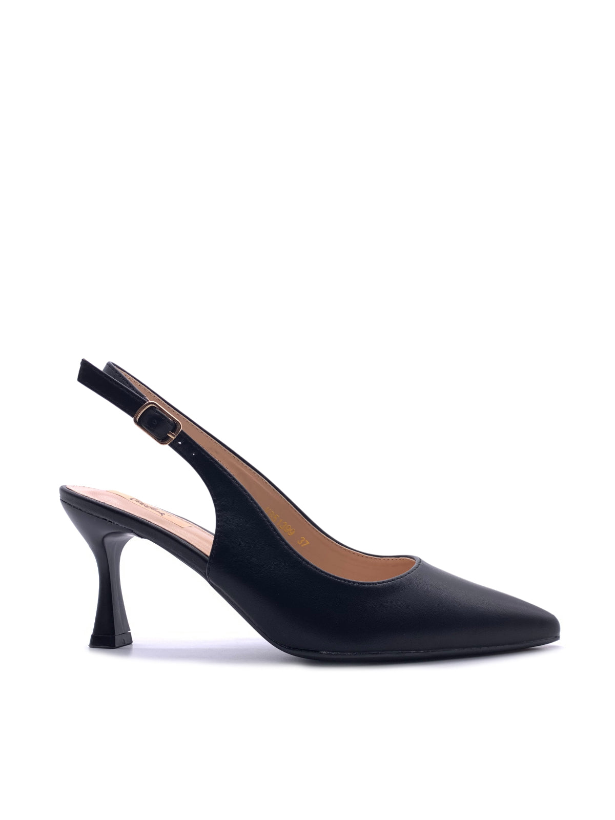 EDITH - Decolletè Slingback  in ecopelle con cinturino