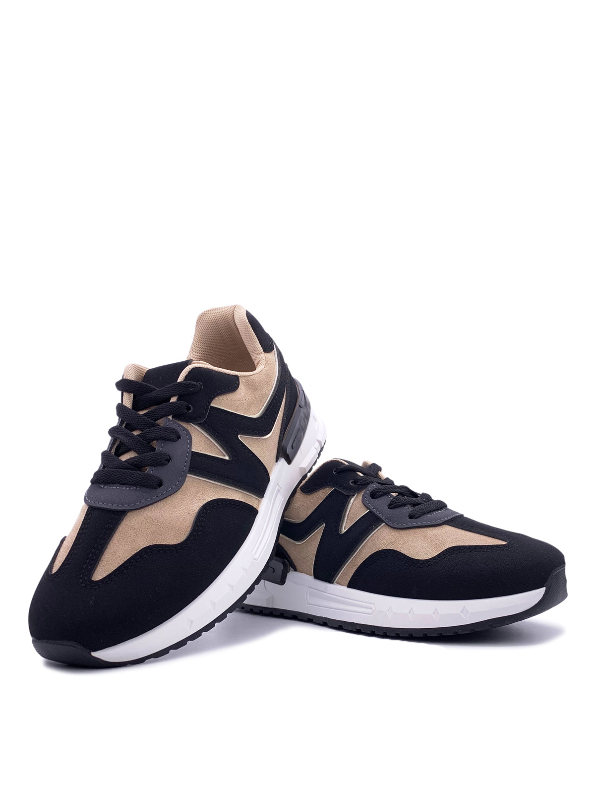 FEBE - Sneakers in camoscio con stringhe