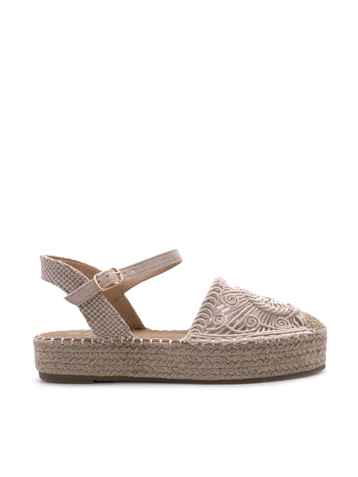FEY Espadrillas in tessuto con zeppa