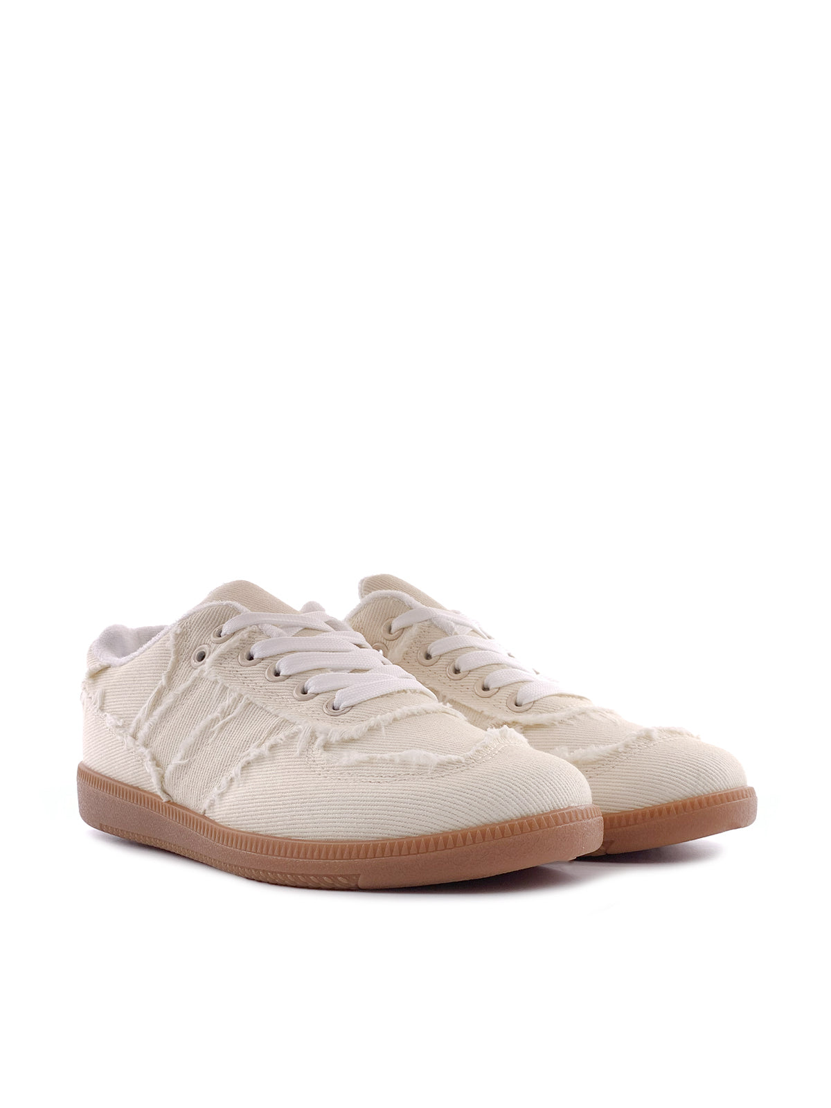 GLENDA - Sneakers in denim con stringhe