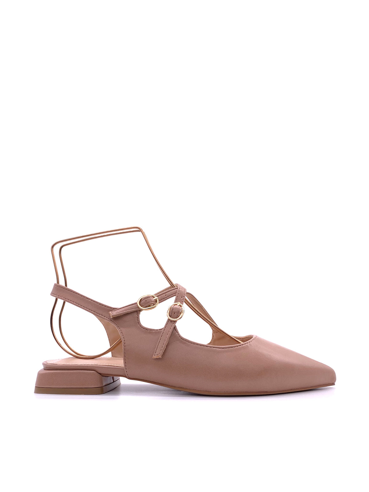 JESS - Ballerine Slingback in ecopelle con cinturini