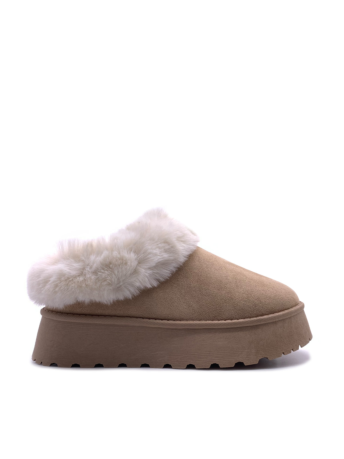 KUMBRA - Mules eskimo con platform e imbottitura