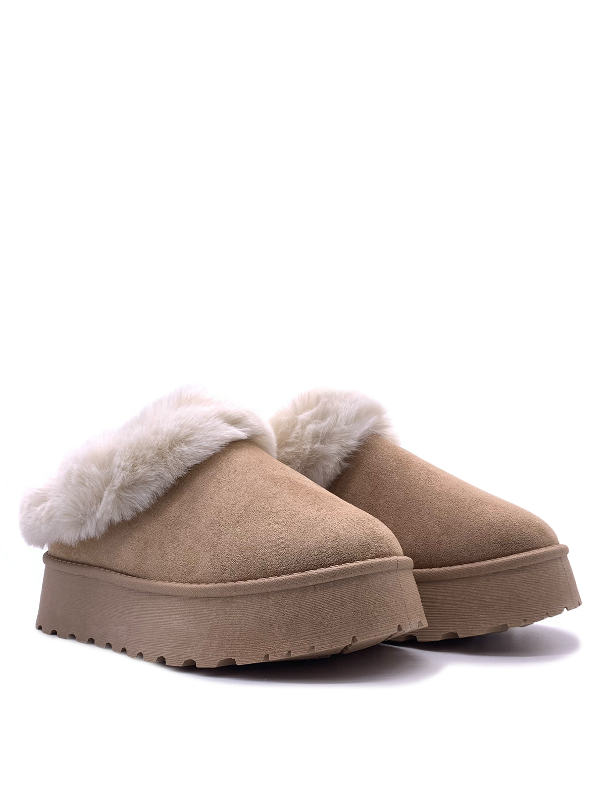 KUMBRA - Mules eskimo con platform e imbottitura