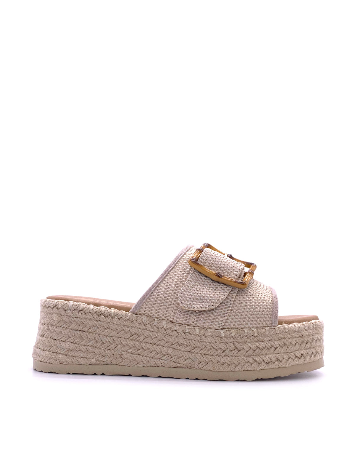 LILA - Sandali espadrilles con zeppa e plateau