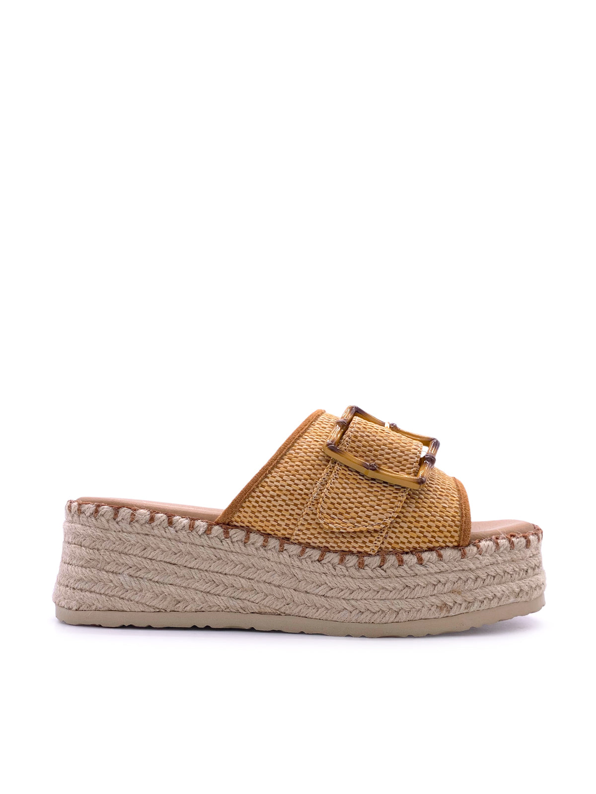 LILA - Sandali espadrilles con zeppa e plateau