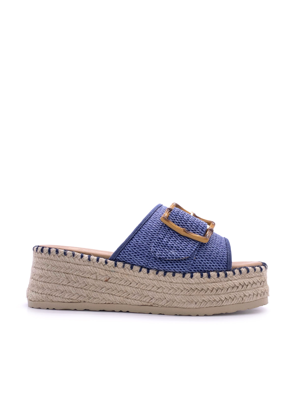 LILA - Sandali espadrilles con zeppa e plateau