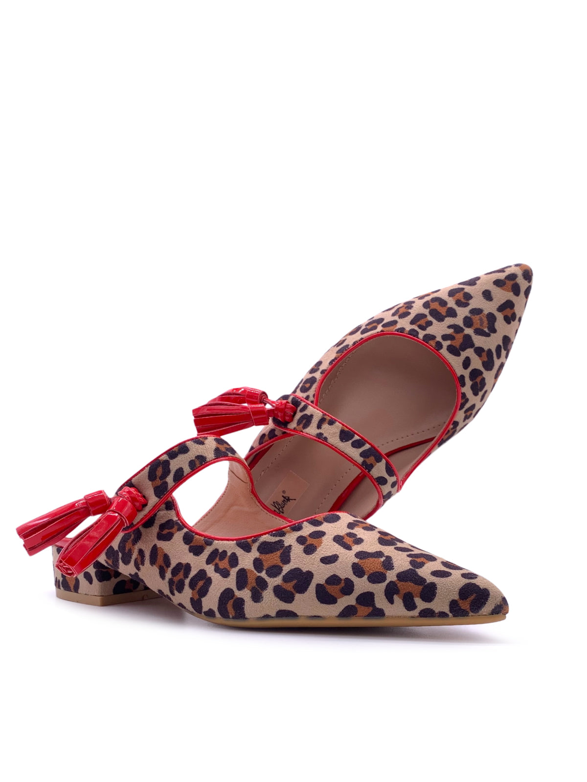 NIVES - Sabot in tessuto animalier con nappina