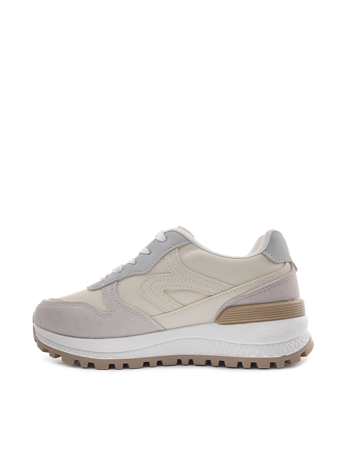 NOVA - Sneakers in ecopelle e camoscio con stringhe