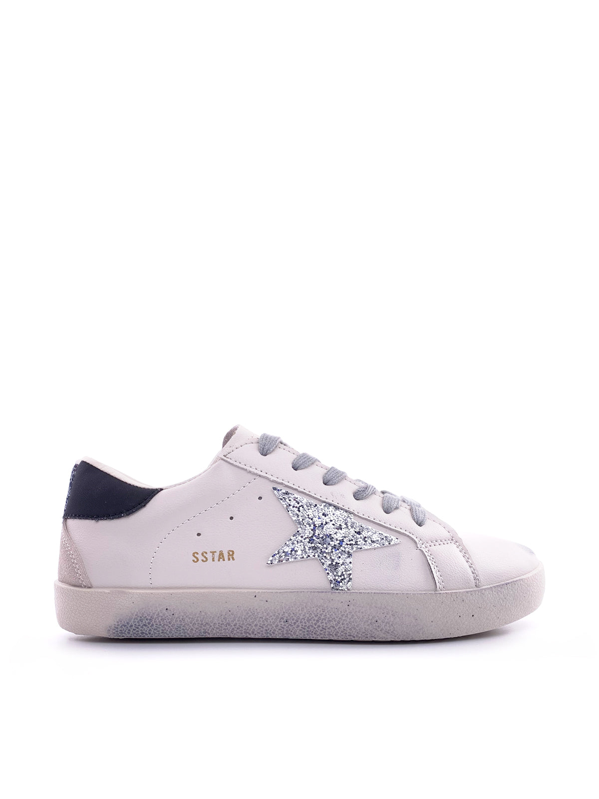 ORIETTA - Sneakers in ecopelle con stringhe