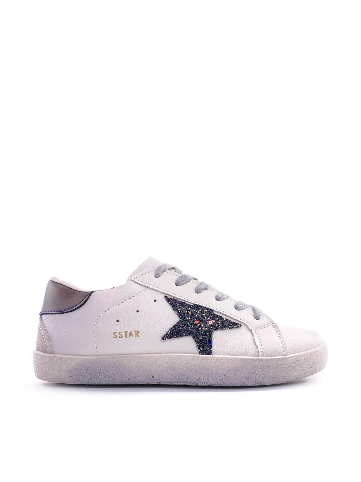 ORIETTA - Sneakers in ecopelle con stringhe