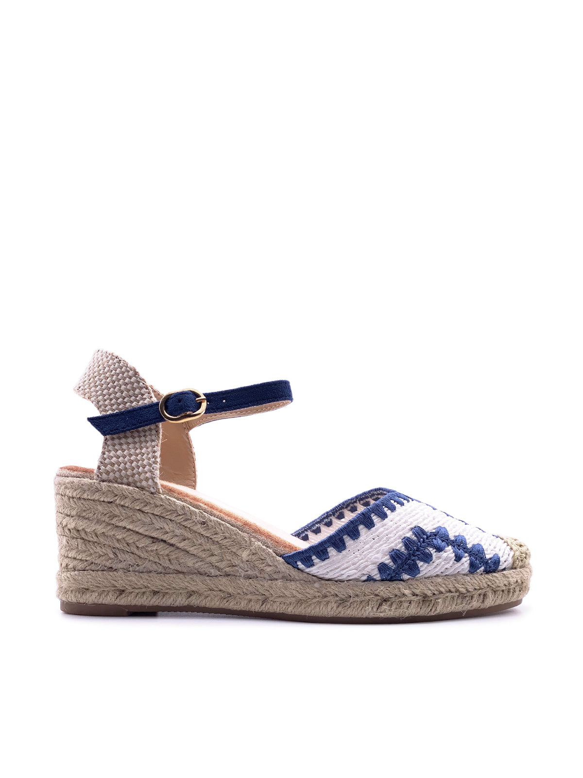 REMY - Espadrillas in rafia con cinturino