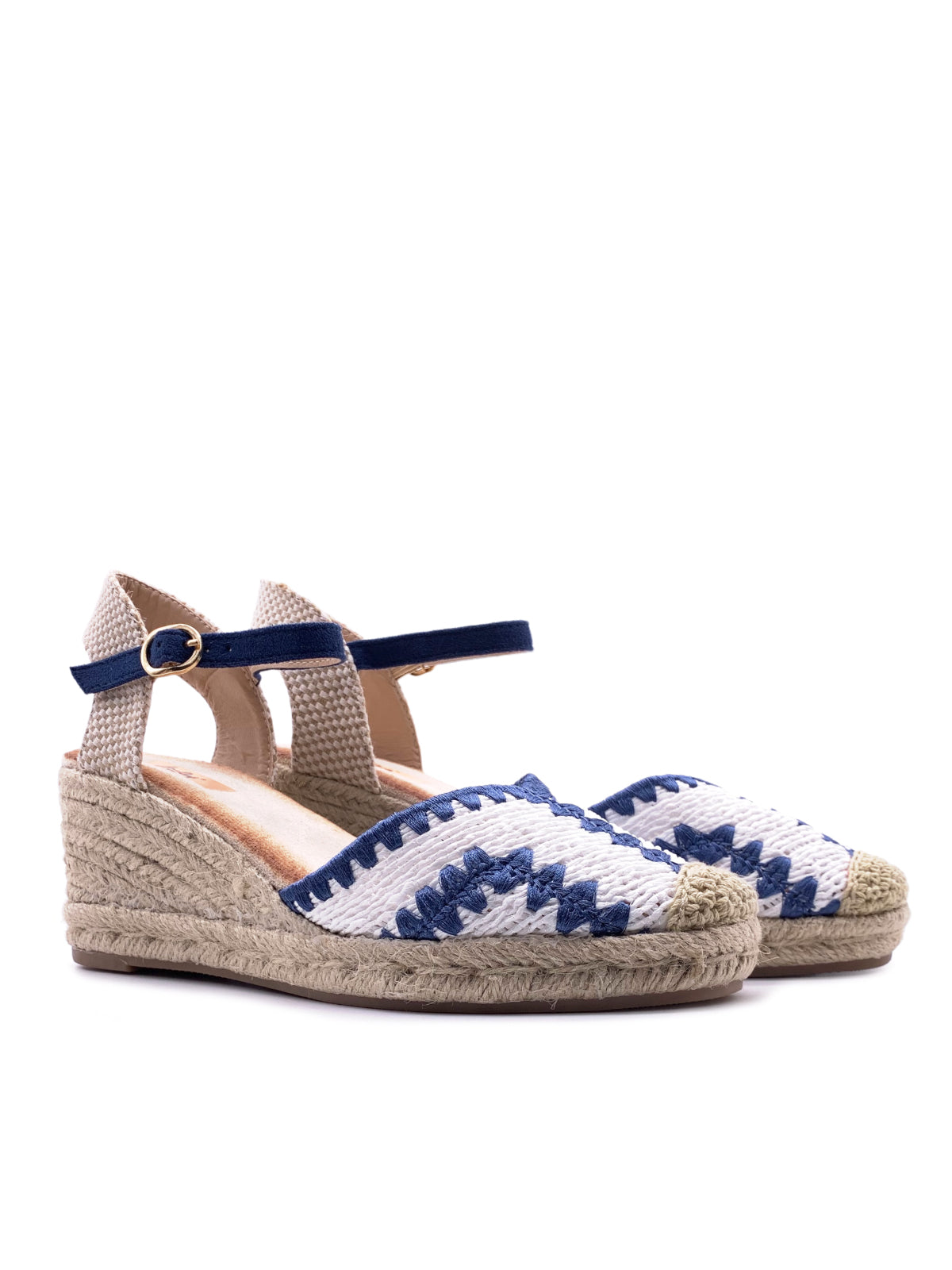 REMY - Espadrillas in rafia con cinturino