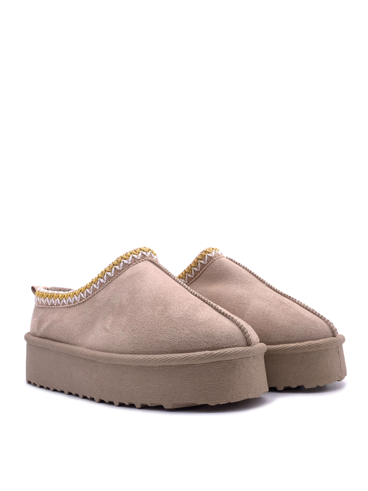 SENARA - Mules eskimo con platform e imbottitura