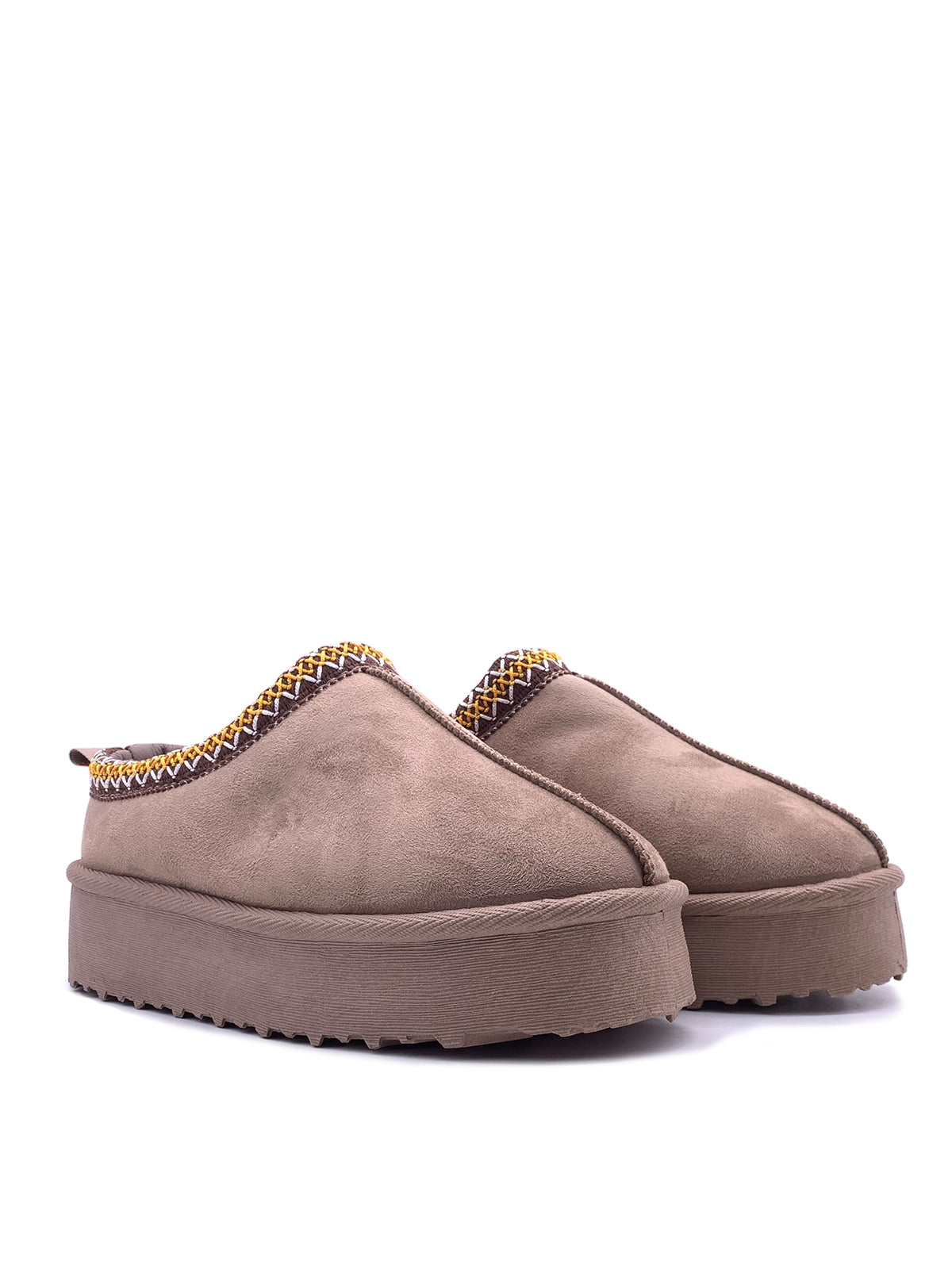 SENARA - Mules eskimo con platform e imbottitura