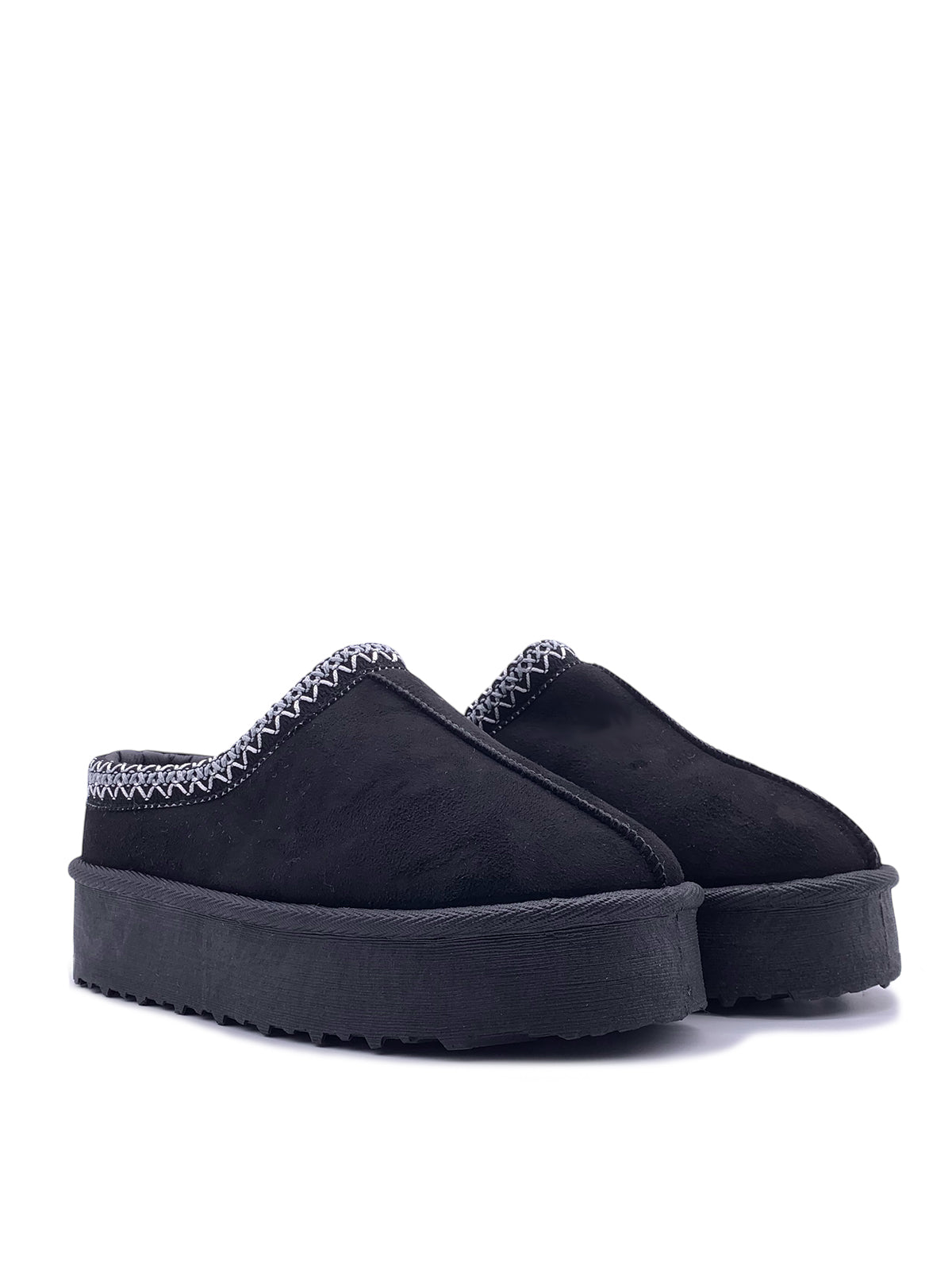 SENARA - Mules eskimo con platform e imbottitura