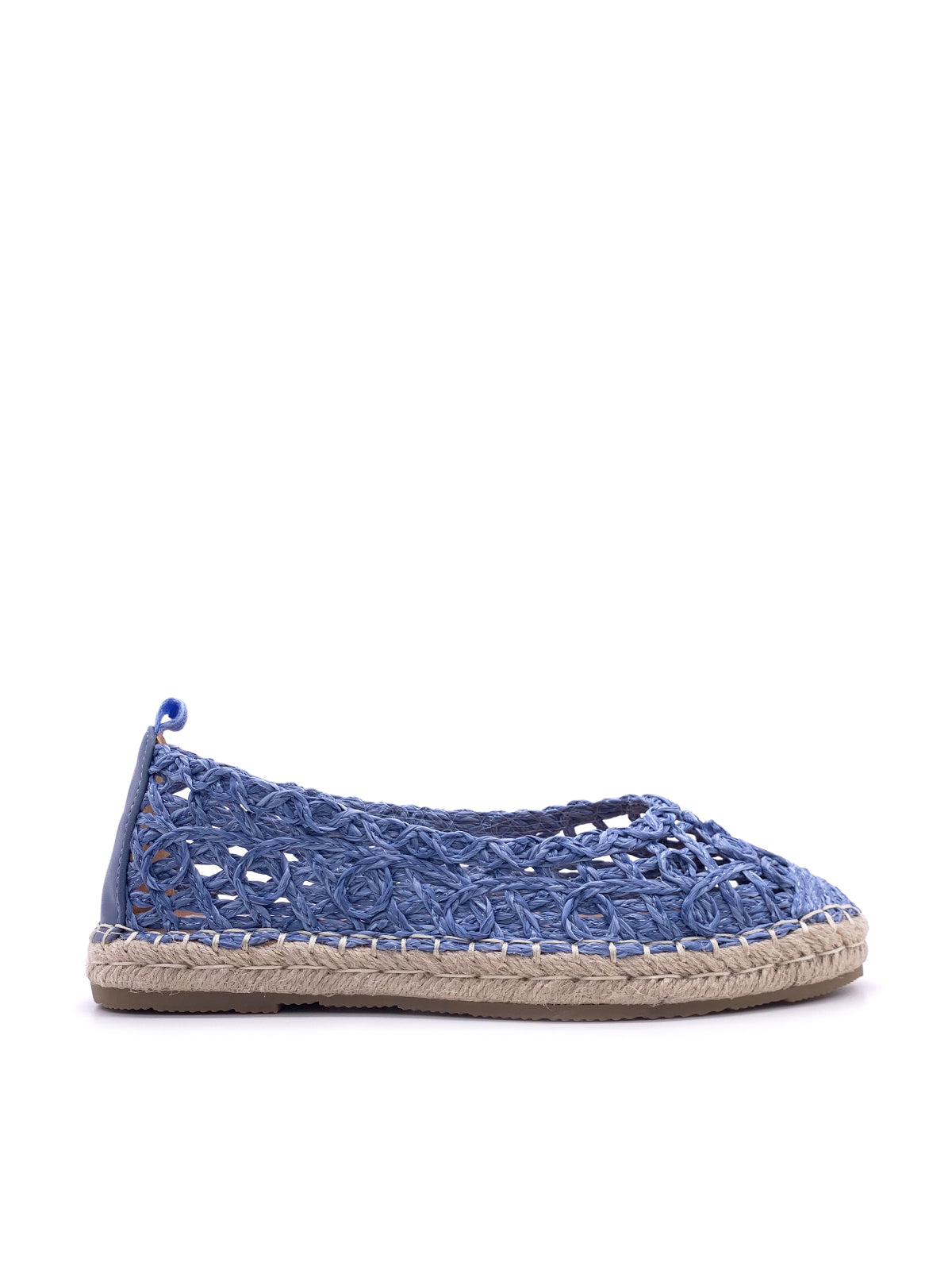 SOLEIL-Espadrillas in rafia con lacci