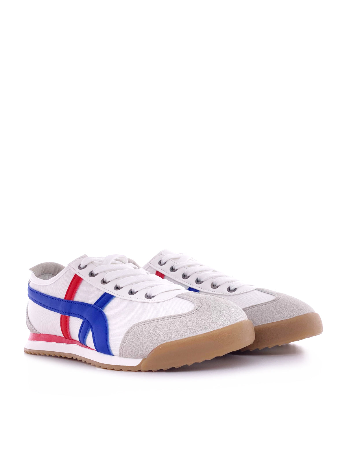 SOLE - Sneakers in camoscio e tessuto con stringhe