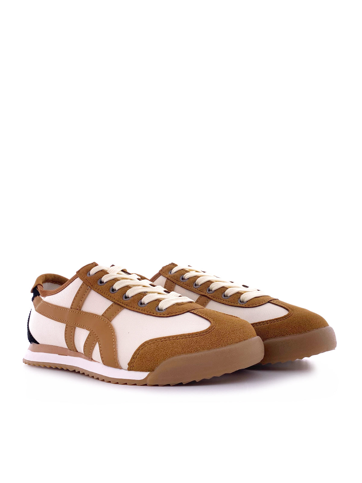 SOLE - Sneakers in camoscio e tessuto con stringhe